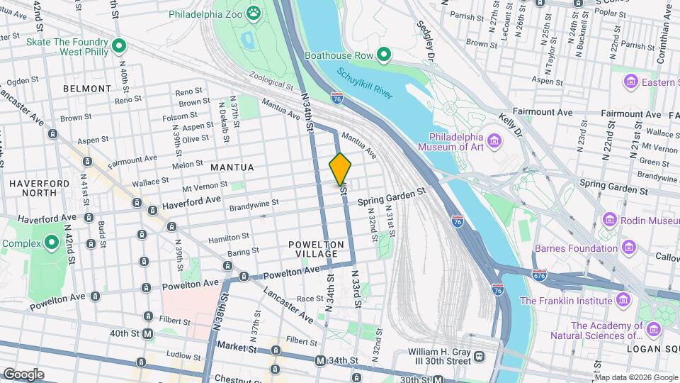 520 N 33rd St Map and Location Details