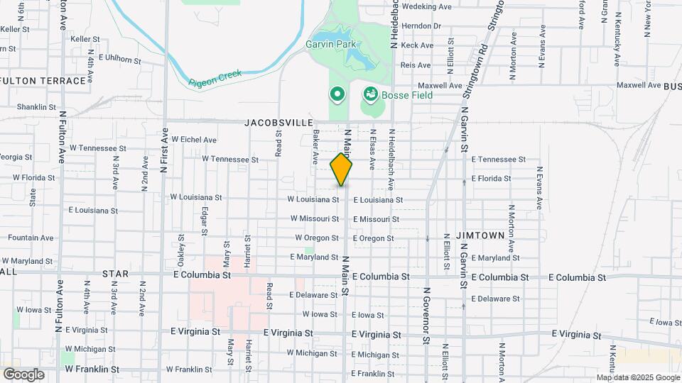 1208 N Main St Map and Location Details