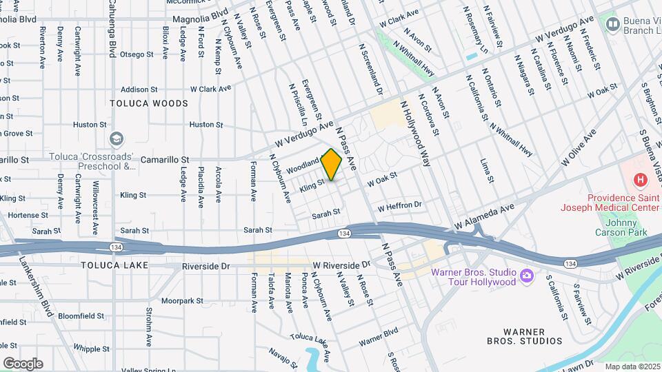 4106 W Kling St Map and Location Details