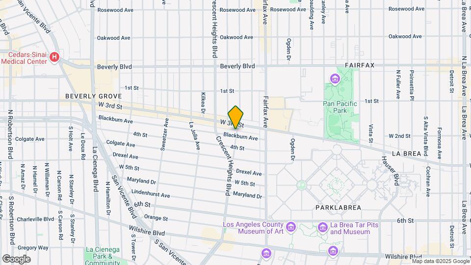 8001 Blackburn Ave Map and Location Details