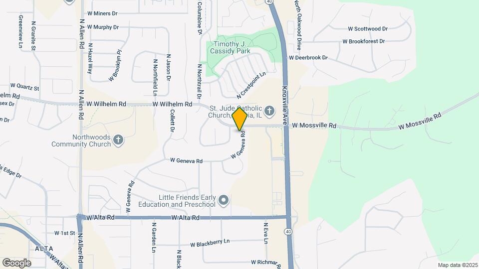 1611 W Geneva Rd Map and Location Details