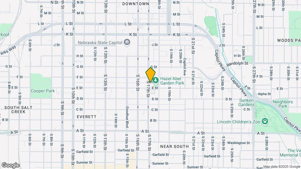 930 S 17th St Map and Location Details