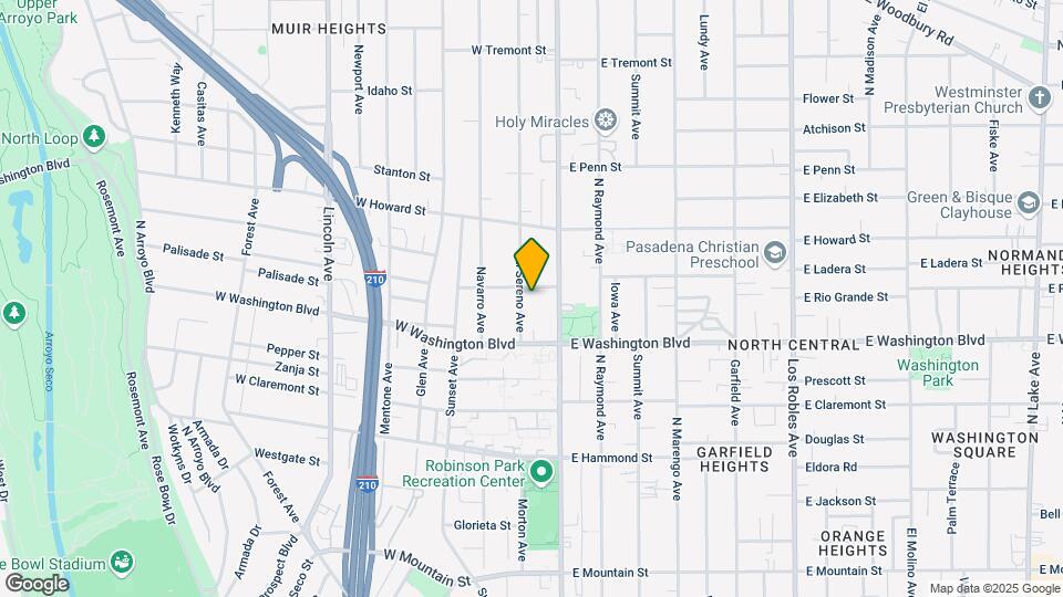 1422 El Sereno Ave Map and Location Details