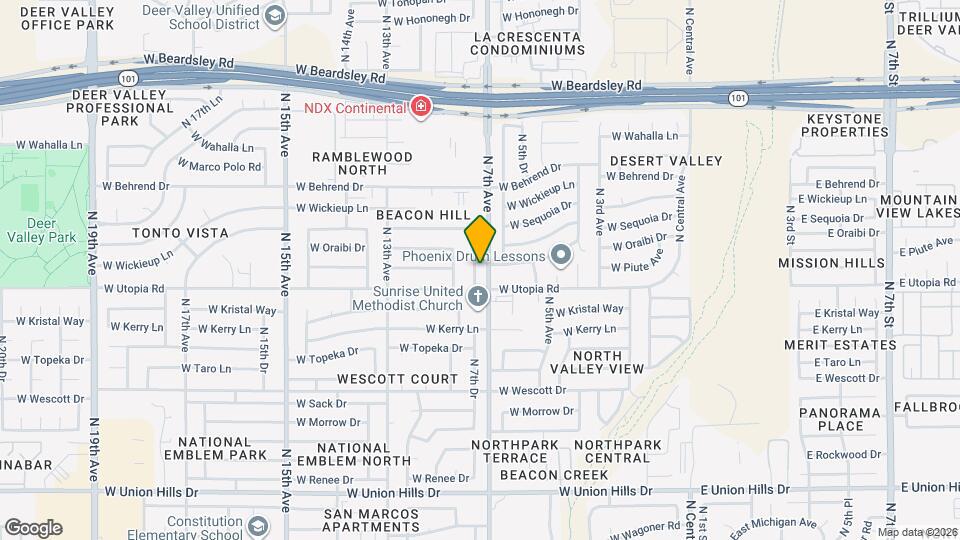 19417 N 7th Dr Map and Location Details