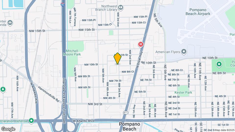 896 NW 3rd Terrace Map and Location Details