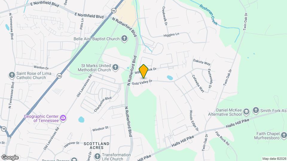 2331 Gold Valley Dr Map and Location Details