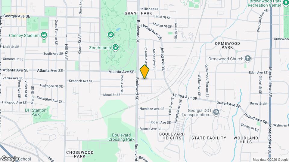 619 Home Avenue SE Map and Location Details