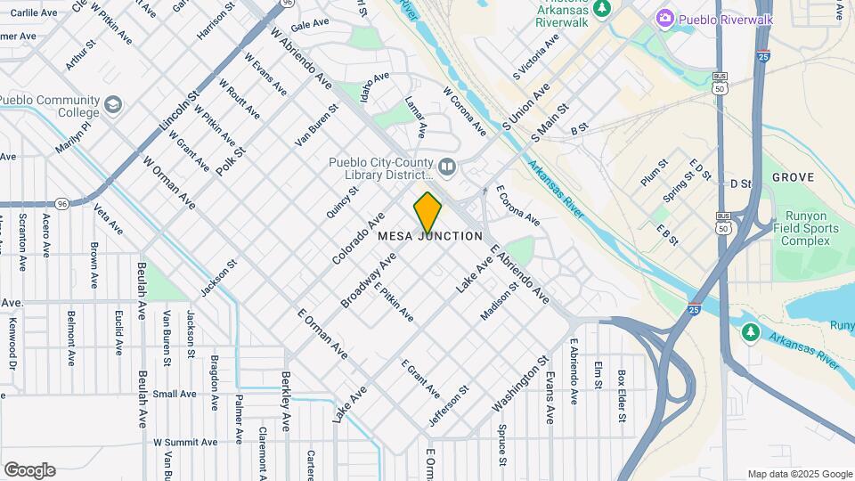 213-215 E Evans Ave Mapa y Detalles de la Ubicación