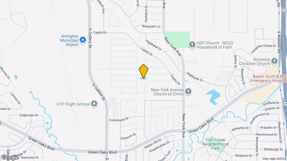 5114 Creek Valley Dr Map and Location Details