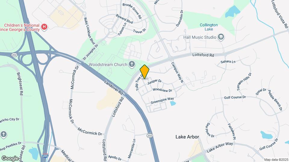 1809 Spanish Oak Ln Map and Location Details