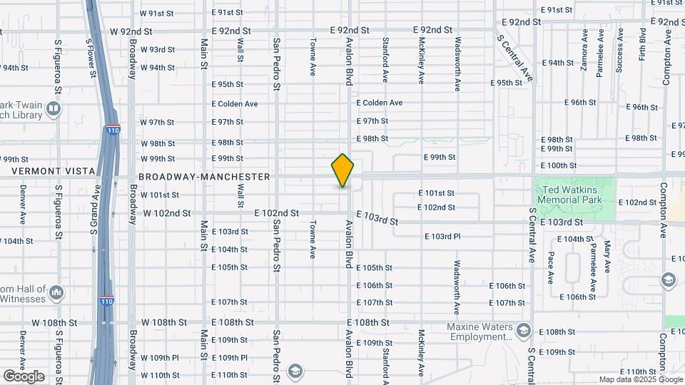 451 E 101st St Map and Location Details