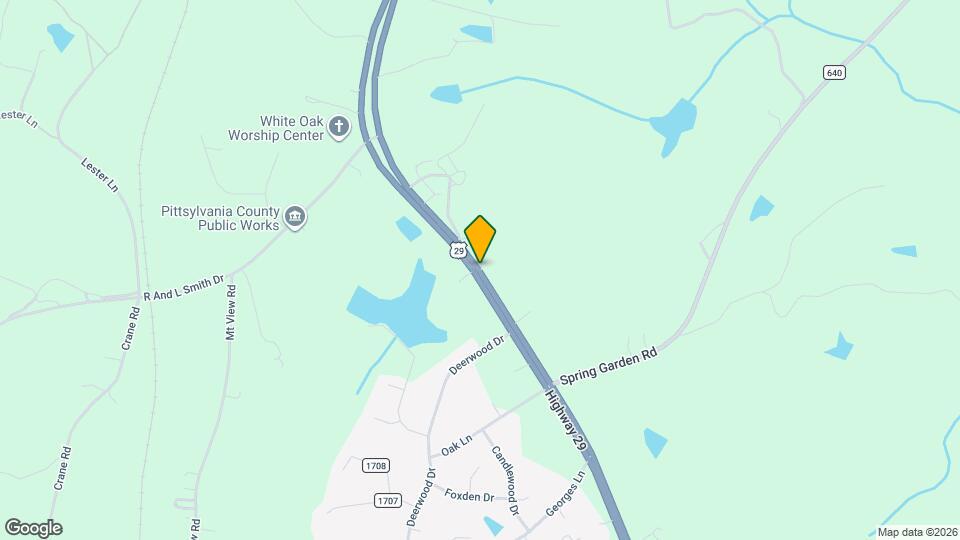 8040 US-29 Map and Location Details