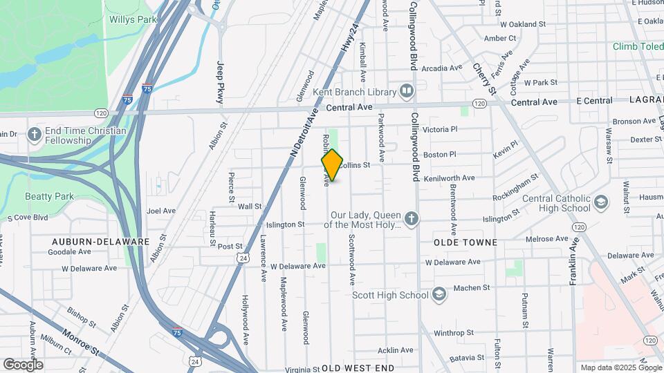 2712 Robinwood Ave Map and Location Details