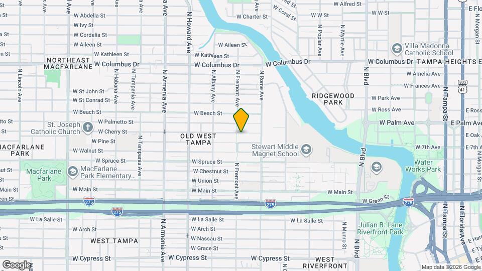 1740 W Cherry St Map and Location Details