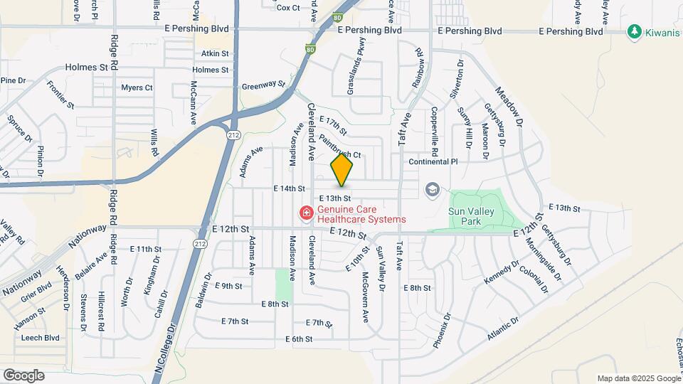 4602 E 13th St Map and Location Details