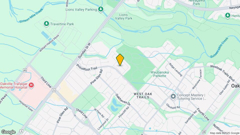 2565 Falkland Crescent Map and Location Details