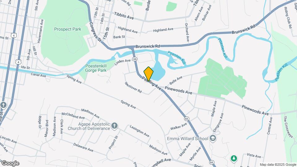 72 Pawling Ave Map and Location Details