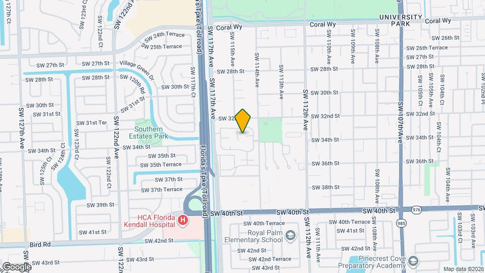 11447 SW 33rd Ln Map and Location Details