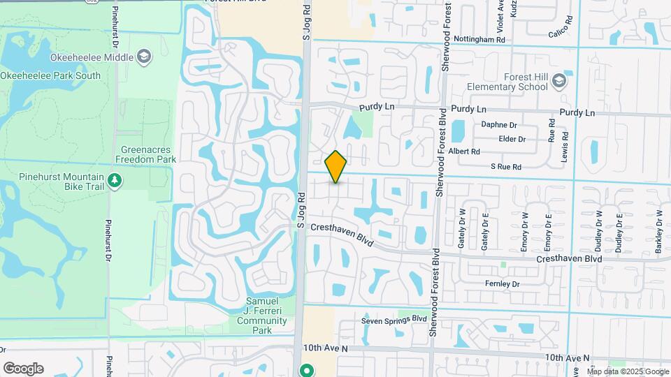 531 Shady Pine Way Map and Location Details