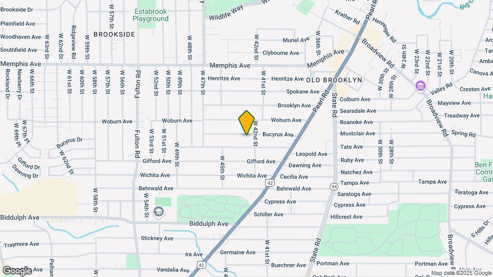 4221 Bucyrus Ave Map and Location Details