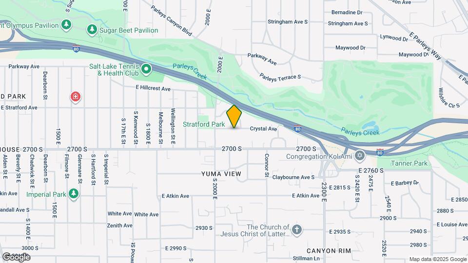 2054 E Crystal Ave Map and Location Details