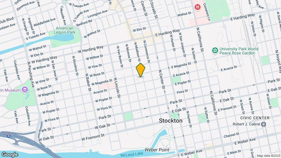 1025 N Madison St Mapa y Detalles de la Ubicación