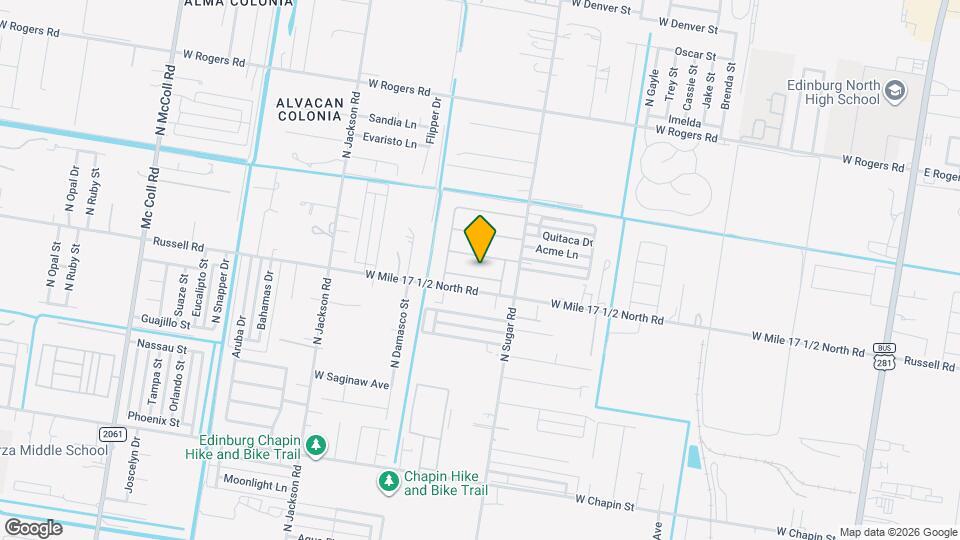 1701 W. Broome-1 Mapa y Detalles de la Ubicación