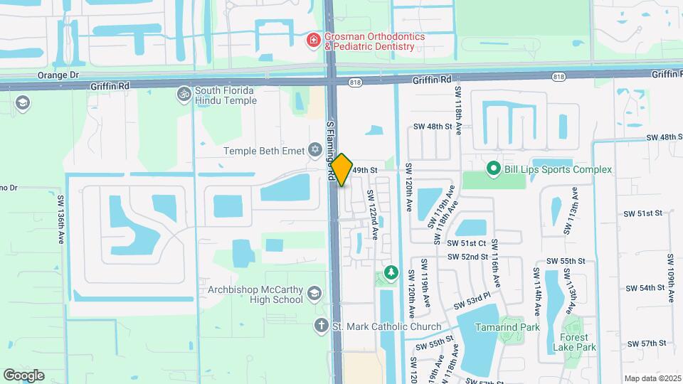 4979 SW 123rd Ter Map and Location Details