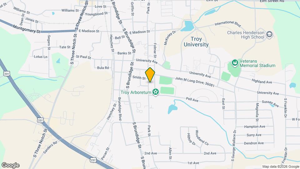 816 Park St Map and Location Details