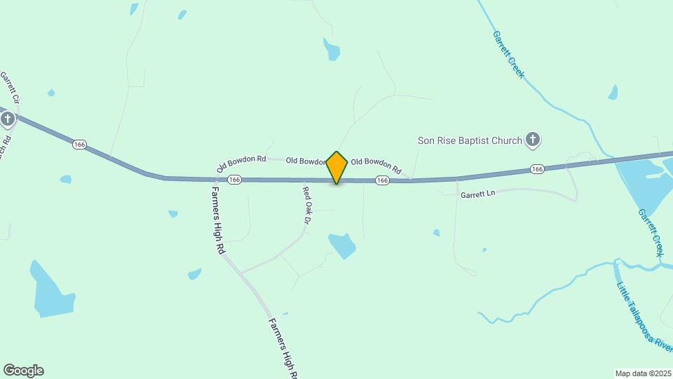 4374 GA-166 Map and Location Details