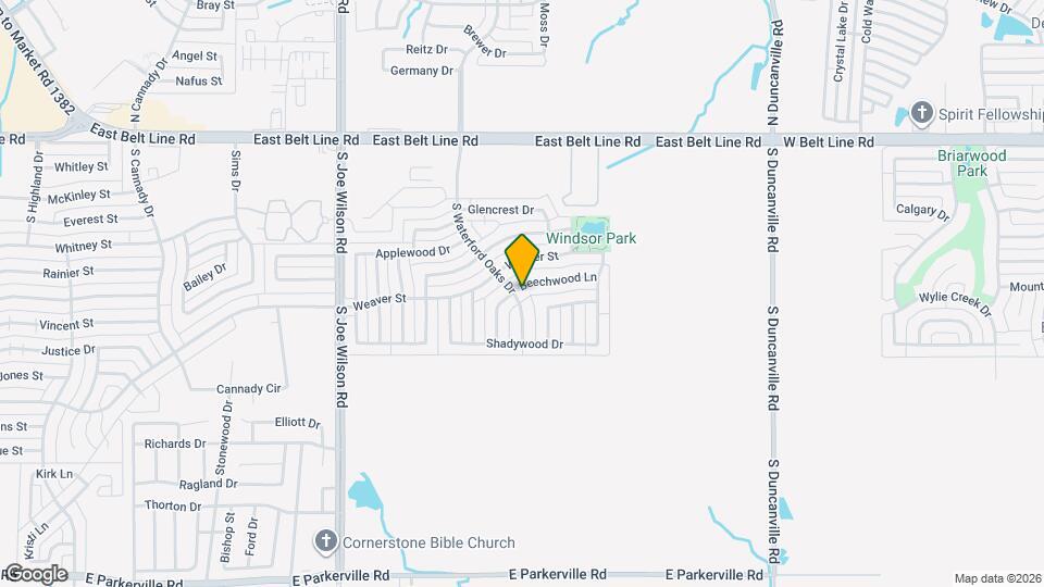 1100 Beechwood Ln Map and Location Details