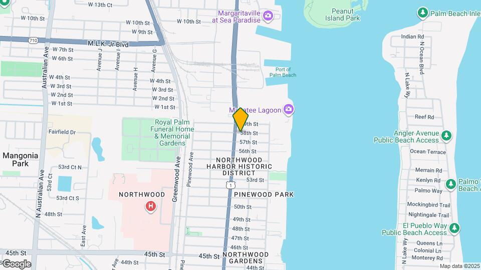 530 58th St Map and Location Details