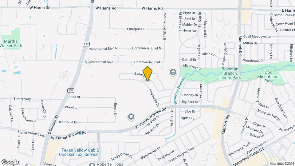 1027 Mazourka Dr Map and Location Details