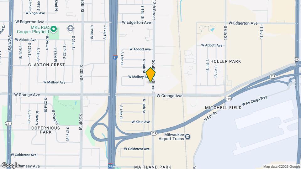 5429 S 13th St Map and Location Details