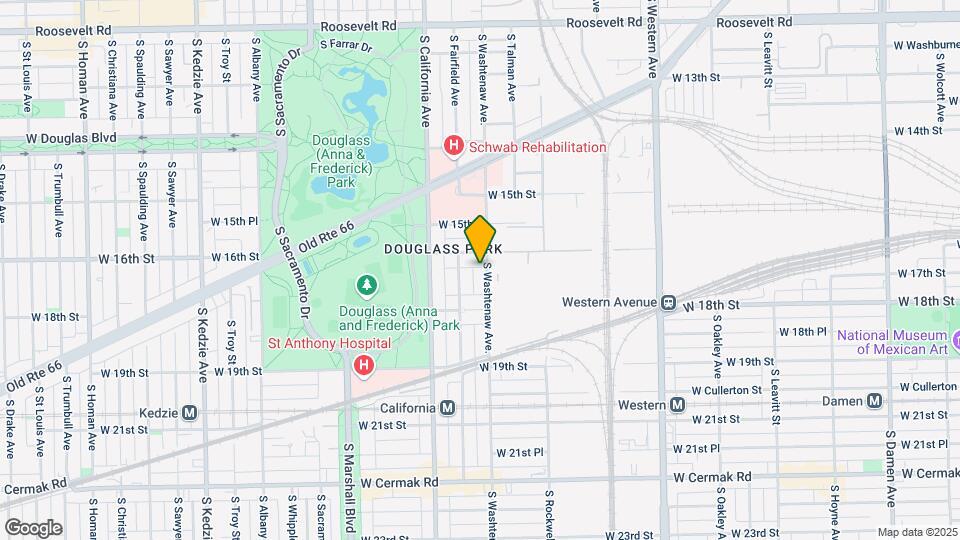 1618 S Washtenaw Ave, Unit 1 Map and Location Details