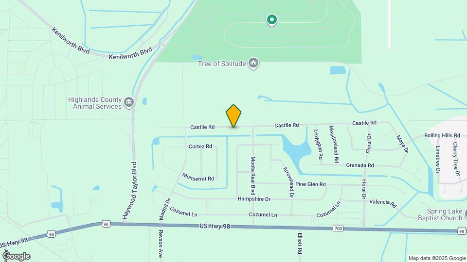 8600 Castile Rd Map and Location Details