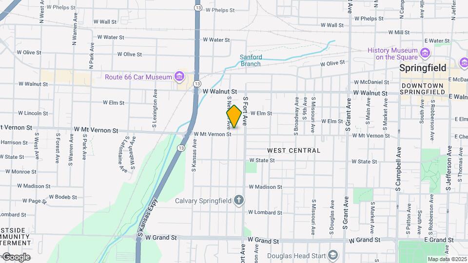 1325 W Mt Vernon St Map and Location Details