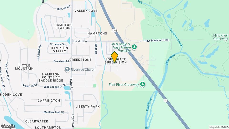 7113 Kingsbridge Ln SE Map and Location Details