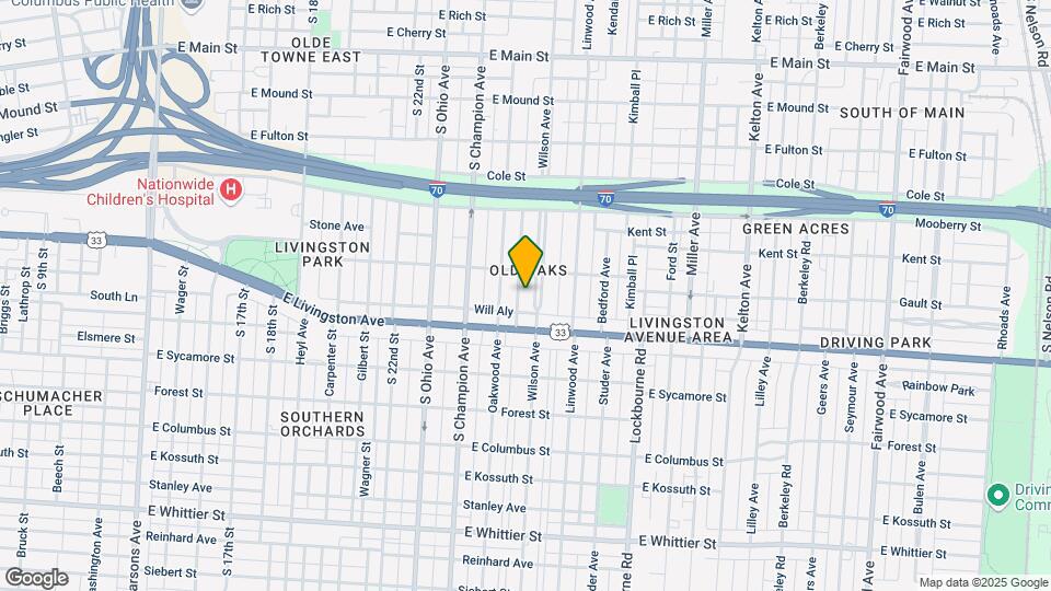 739 Wilson Ave Map and Location Details