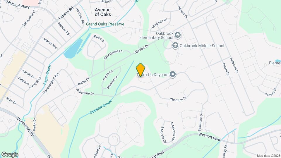 5101 Thornton Dr Map and Location Details