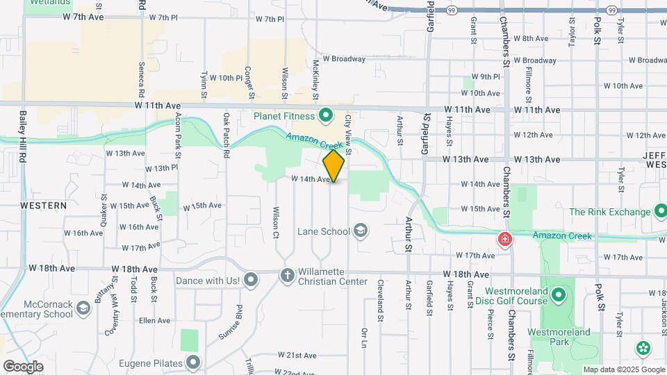 1425 McKinley St Map and Location Details