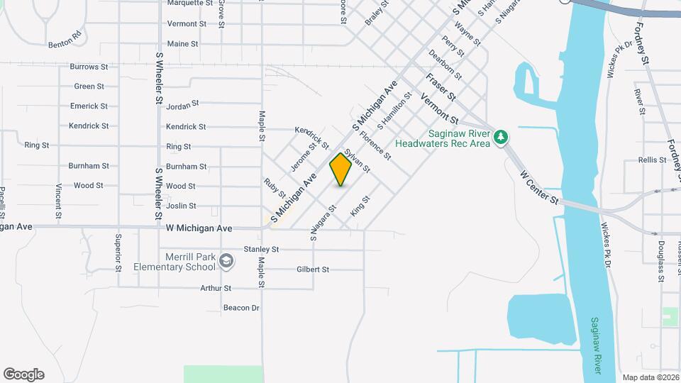 2257 S Niagara St Map and Location Details