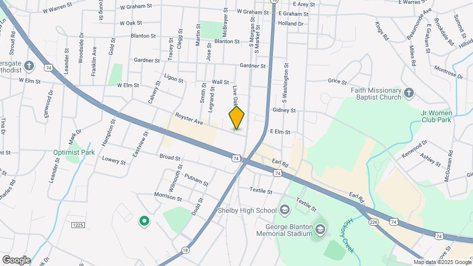 208 Royster Ave Map and Location Details