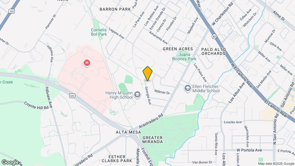 673 Georgia Ave Map and Location Details