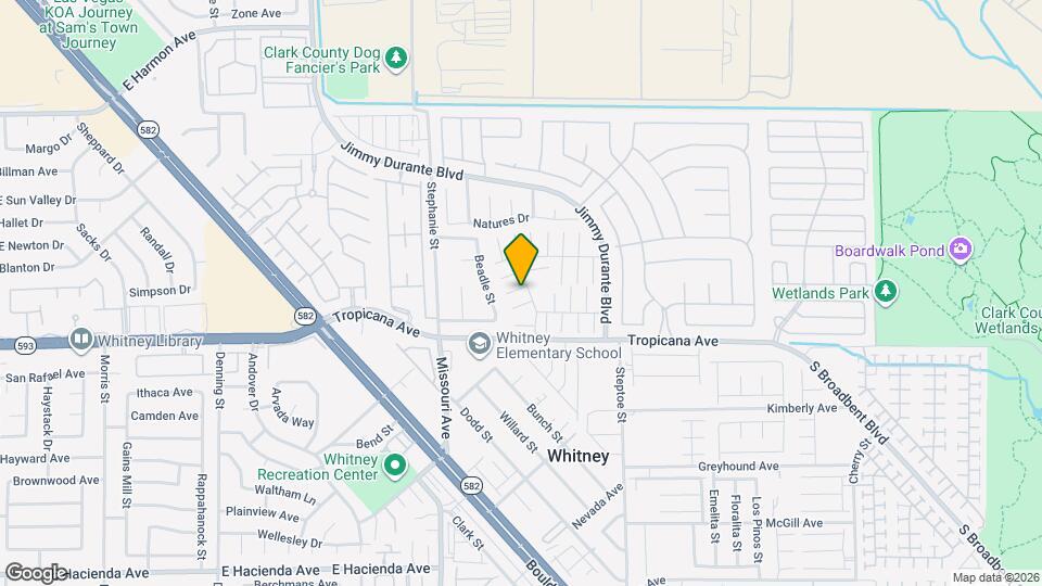 5947 Via La Contera Dr Map and Location Details