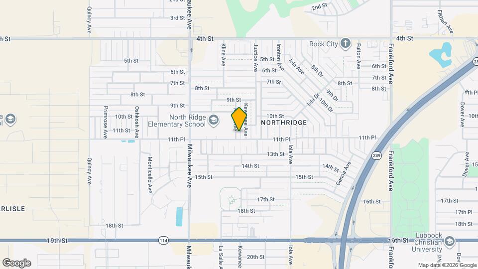 1021 Kirby Ave Map and Location Details