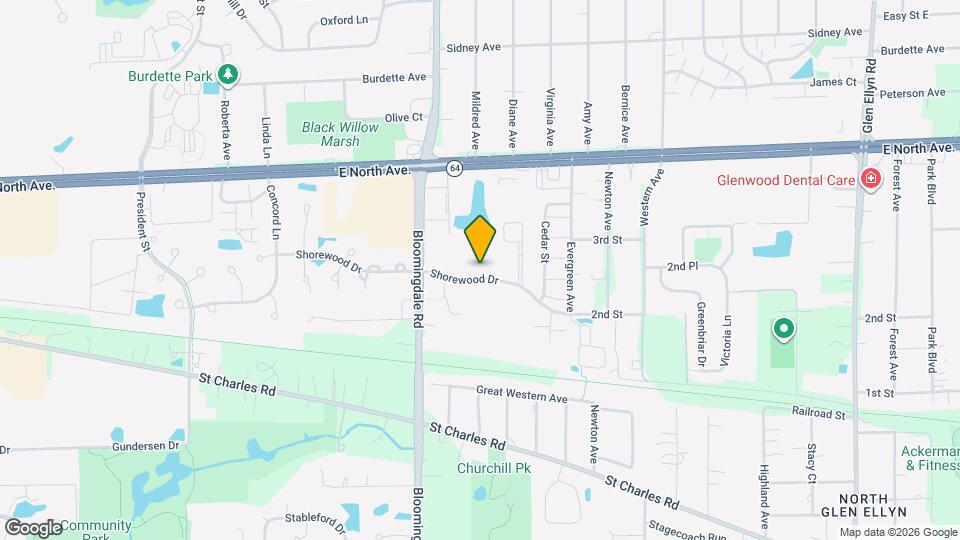 256 Shorewood Dr Map and Location Details