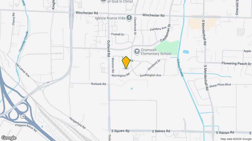 4945 Clearbrook Cove Map and Location Details