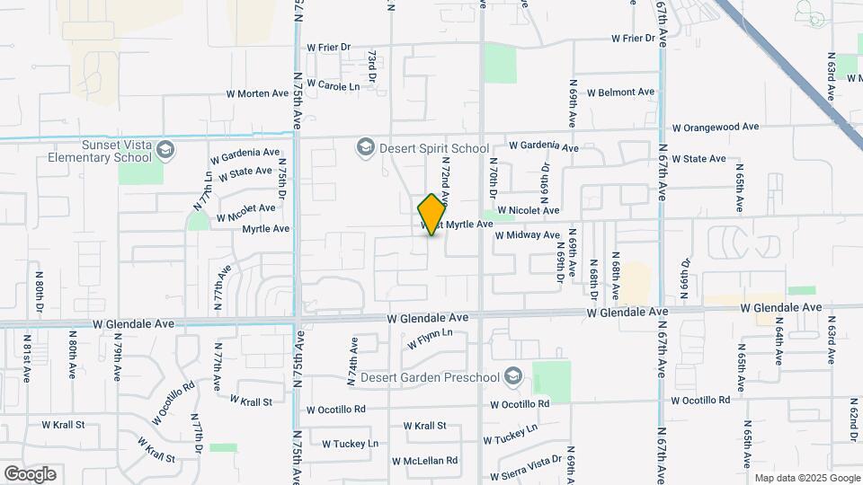 7217 N 72nd Dr Map and Location Details