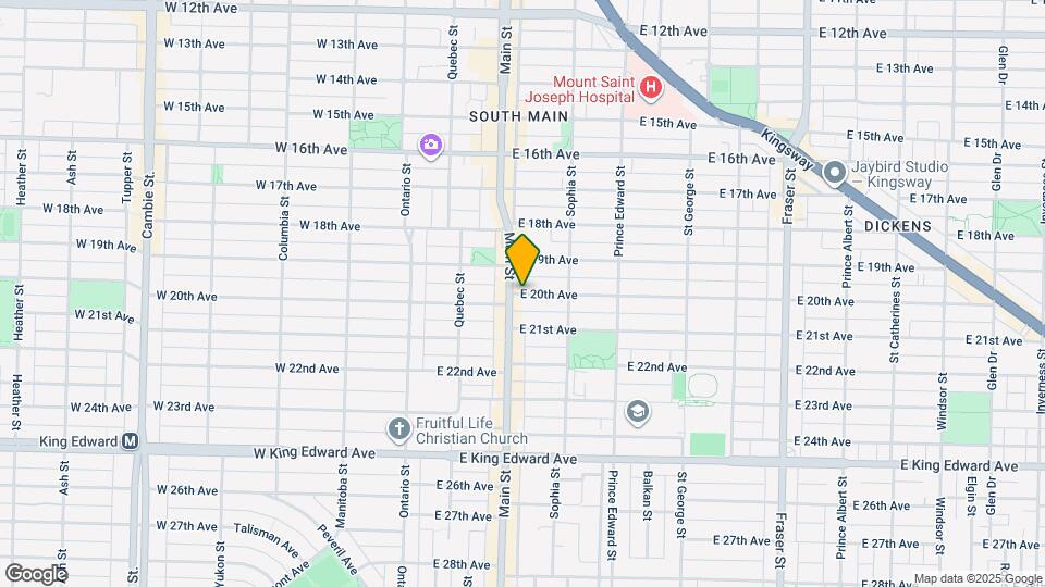 209 E 20th Ave Map and Location Details